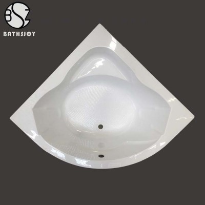 1.3x1.3m Fiberglass corner bathtub with great price