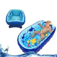 inflatable baby shower folding bathtub