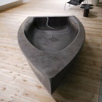 Small freestanding bathtub