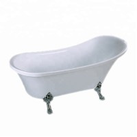 solid surface  freestanding acrylic clawfoot bathtub