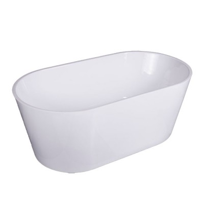 1200MM Pure resin fiberglass small oval bathtub