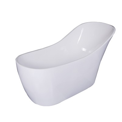 1700x750mm acrylic slipper shape fiberglass bathtub