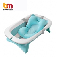 Cheap Low Price New Born Baby Children Plastic Portable Foldable Folding Collapsible Bath Tub With Thermometer Plug